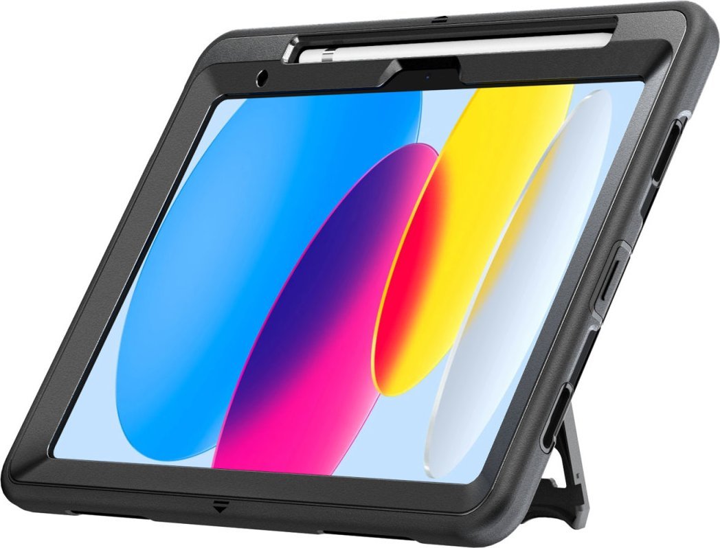 Etui na tablet 4smarts 4smarts Rugged Case Grip für iPad 10.9 (2022 10Gen), schwarz