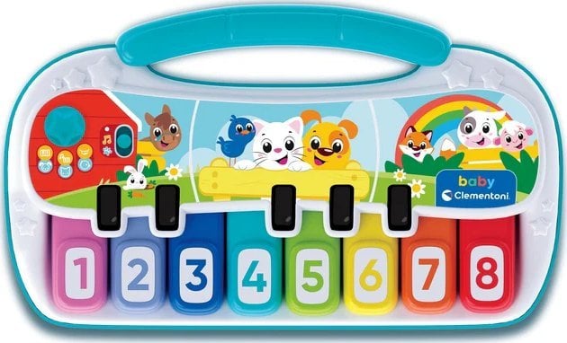 Clementoni PIANINKO B/O ZWIERZATKA 29X6X22 CLM WB