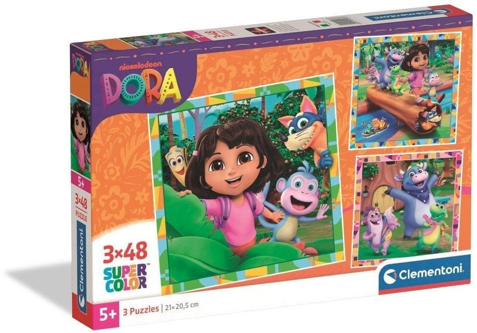 Puzzle 3x48 Super Kolor Dora
