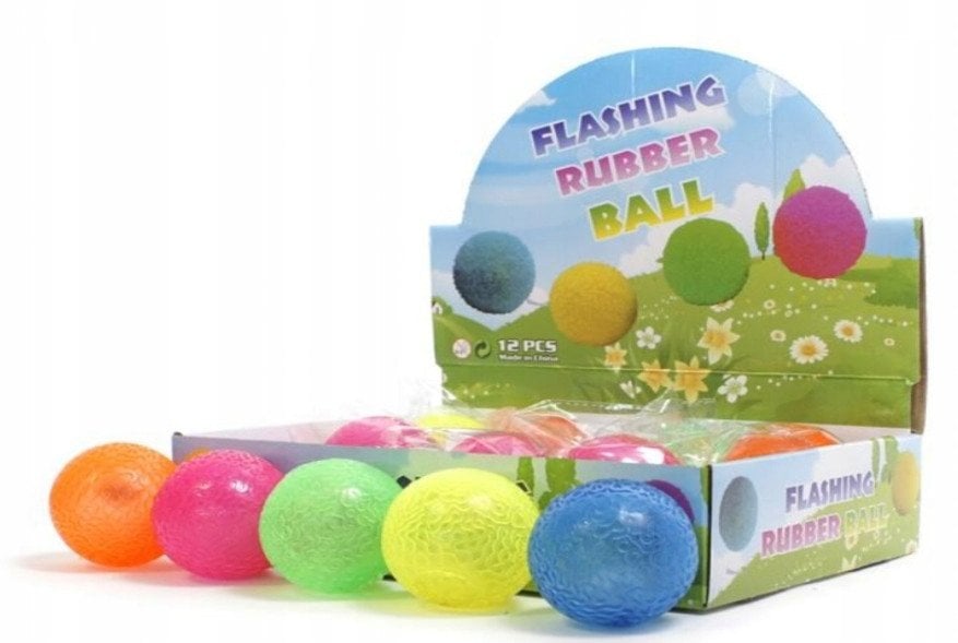 Piłka gumowa ze światłem D34784 74098