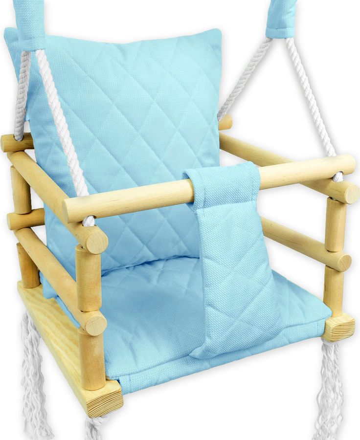 Huśtawka Elior Niebieska huśtawka dziecięca 3w1 - Lajra