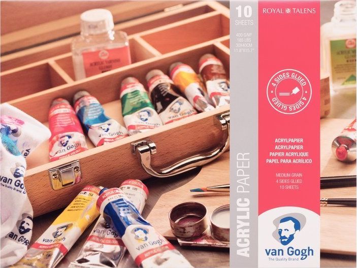 Talens Blok do malowania 30x40cm 10k biały