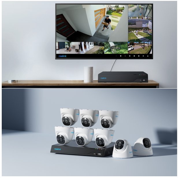 Kamera IP Reolink Zestaw Kamera Nvs16-8Md8 Sieciowy Rejestrator Wideo + 8X P334