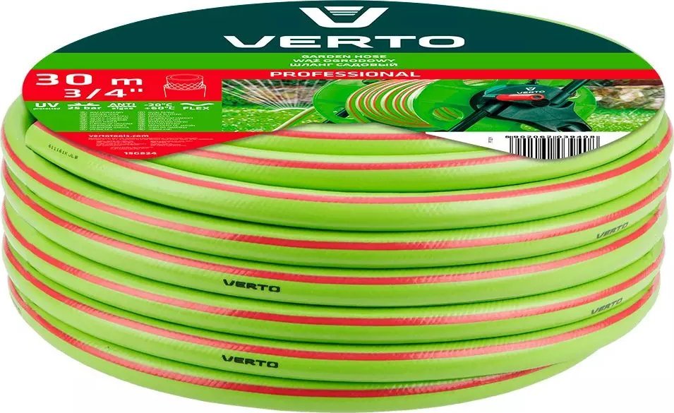 Verto Wąż ogrodowy 30m 3/4" PROFESSIONAL (15G824)