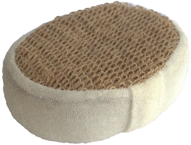 Naturalna gąbka z juty - Brązowa