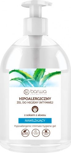 Barwa Hipoalergiczny nawilżający żel do higieny intymnej Aloes 500ml