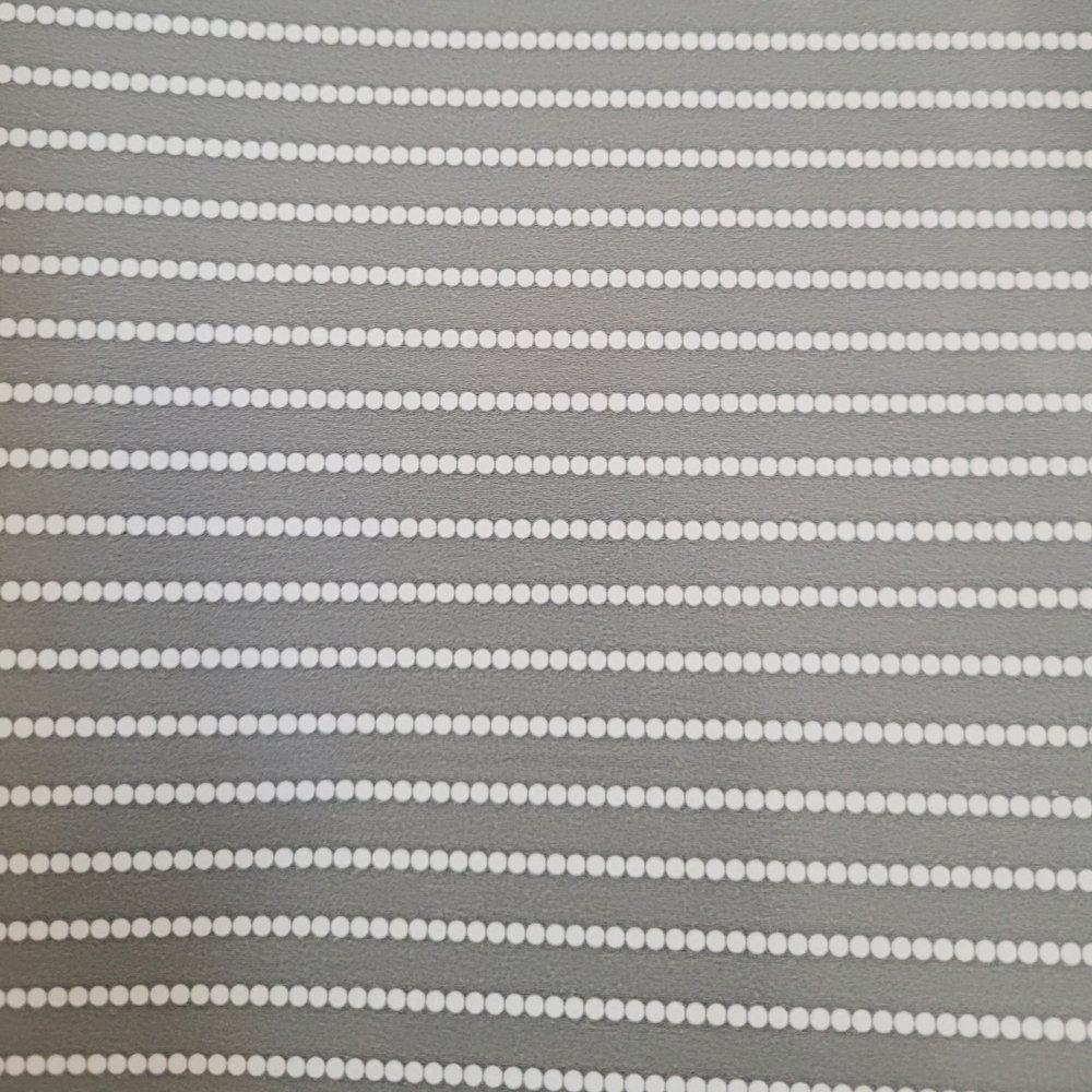 Papier szary kropki do pakowania 57cmx2m 2m439