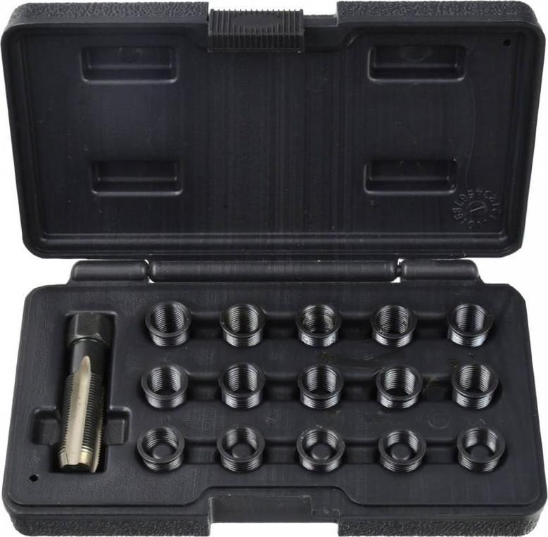 Geko ZESTAW DO NAPRAWY GWINTÓW I ŚWIEC ZAPŁONOWYCH 16EL. M14X1.25 (20) G02792 GEKO