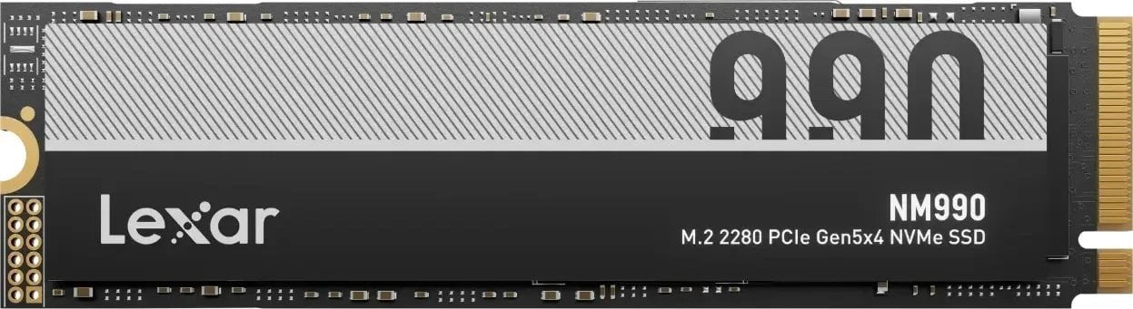 Dysk SSD Lexar NM990 1TB M.2 2280 PCI-E x4 Gen5 NVMe (LNM990X001T-RNNNG)