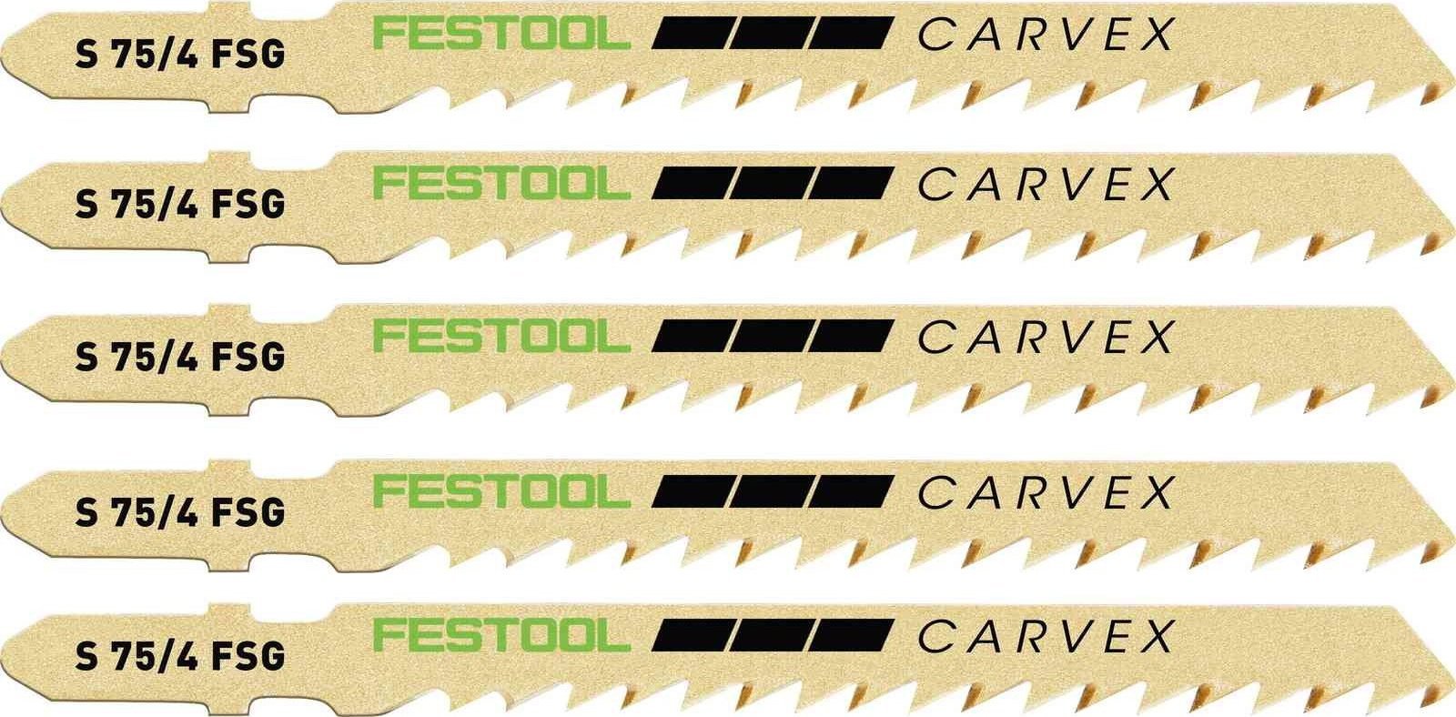 Festool Brzeszczoty do drewna wyrzynarki S 75/4 5szt. CARVEX FESTOOL