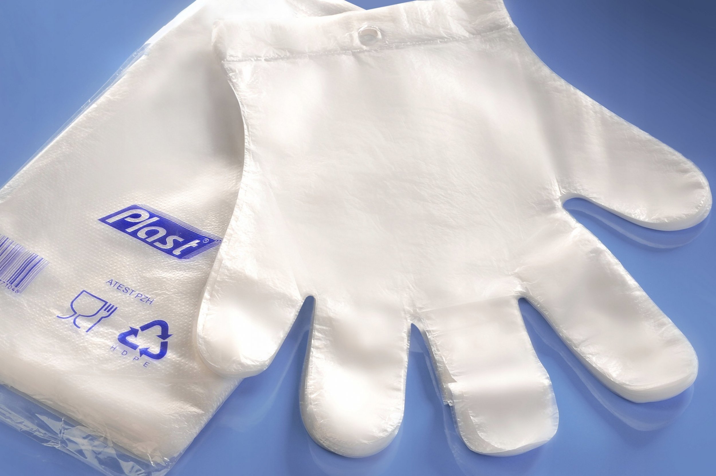 PLAST Rękawice foliowe jednorazowe M 100 szt