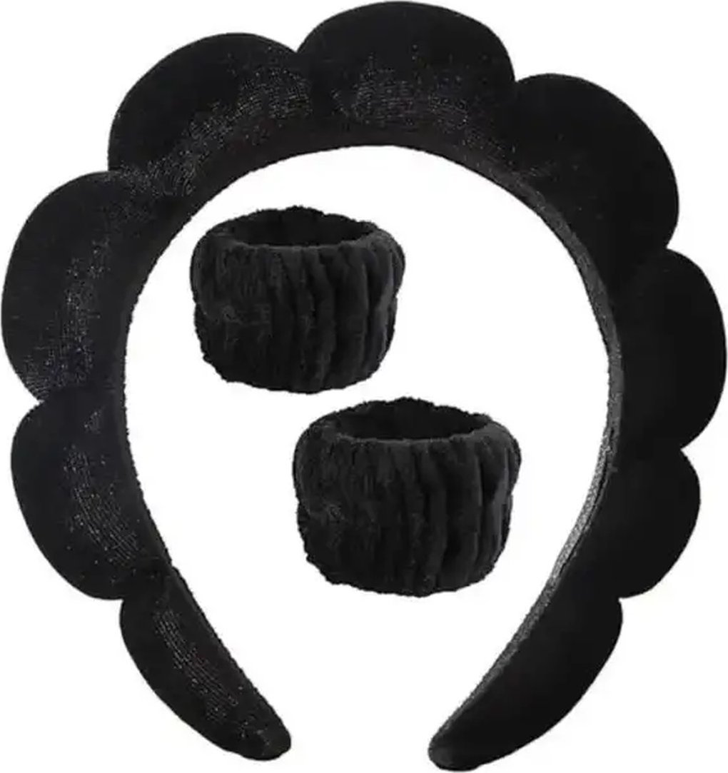 Top Choice Zestaw opasek kosmetycznych na głowę i nadgarstki