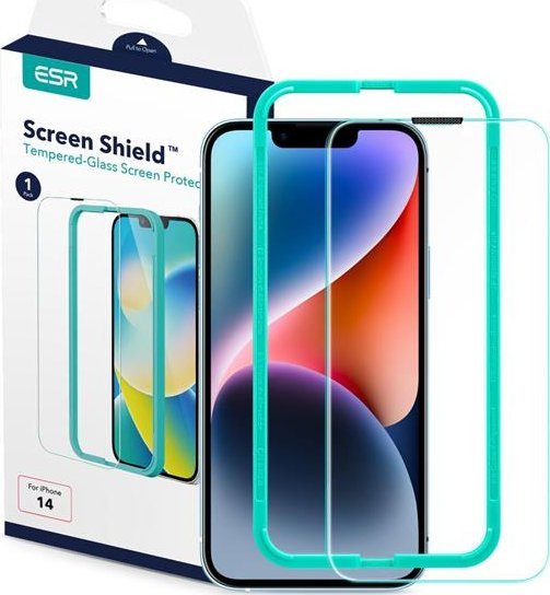 ESR Szkło hartowane ESR Screen Shield Apple iPhone 13/13 Pro/14 Clear