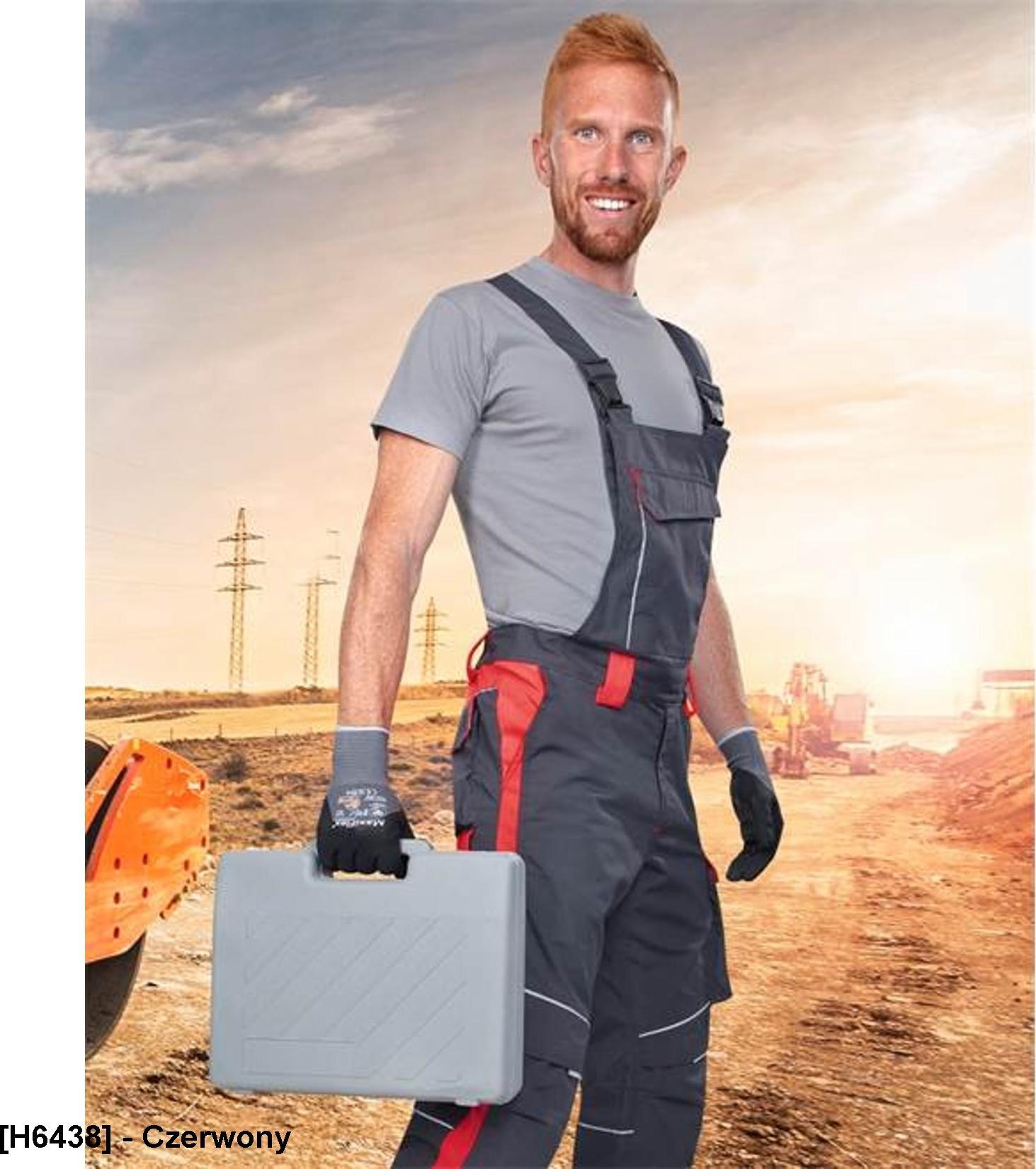 Ardon ARDON NEON - spodnie ogrodniczki S