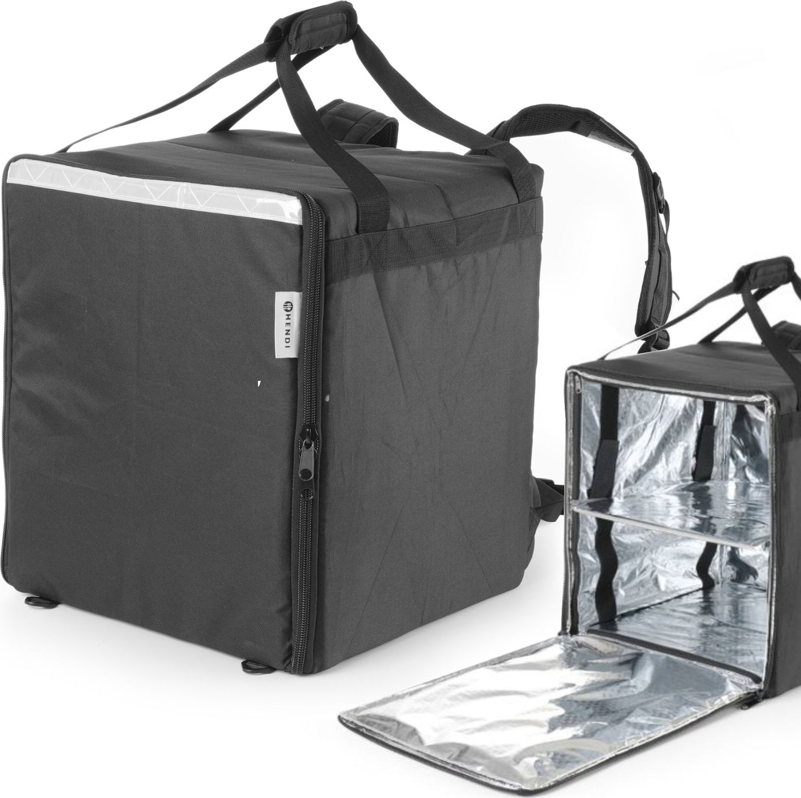 Hendi Plecak torba termiczna dostawcza do transportu 10 pizza-boxów wodoodporna 72 l - Hendi 709801 Plecak torba termiczna dostawcza do transportu 10