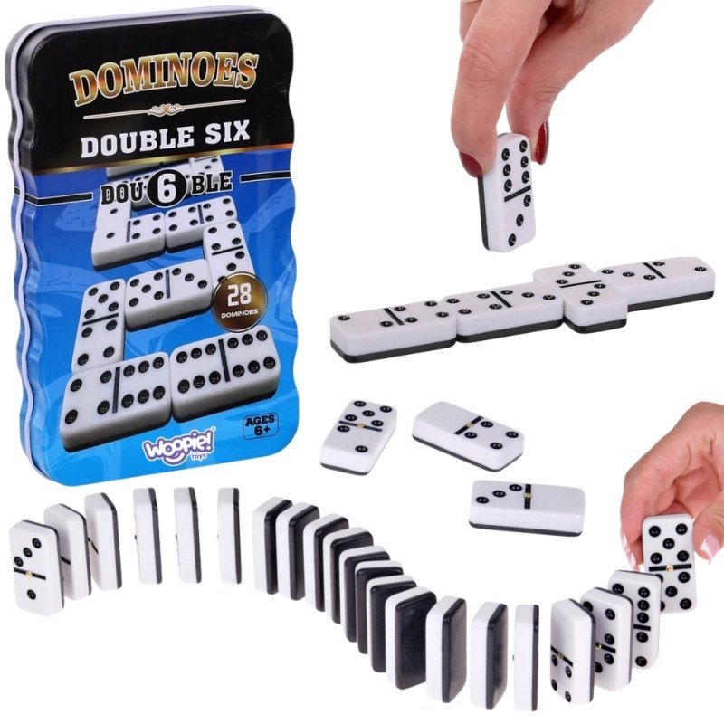 WOOPIE Domino Klasyczna Gra Logiczna 28 Kostek