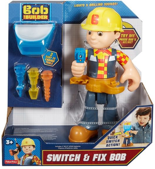 Figurka Mattel Bob Budowniczy - złota rączka (FFN18)