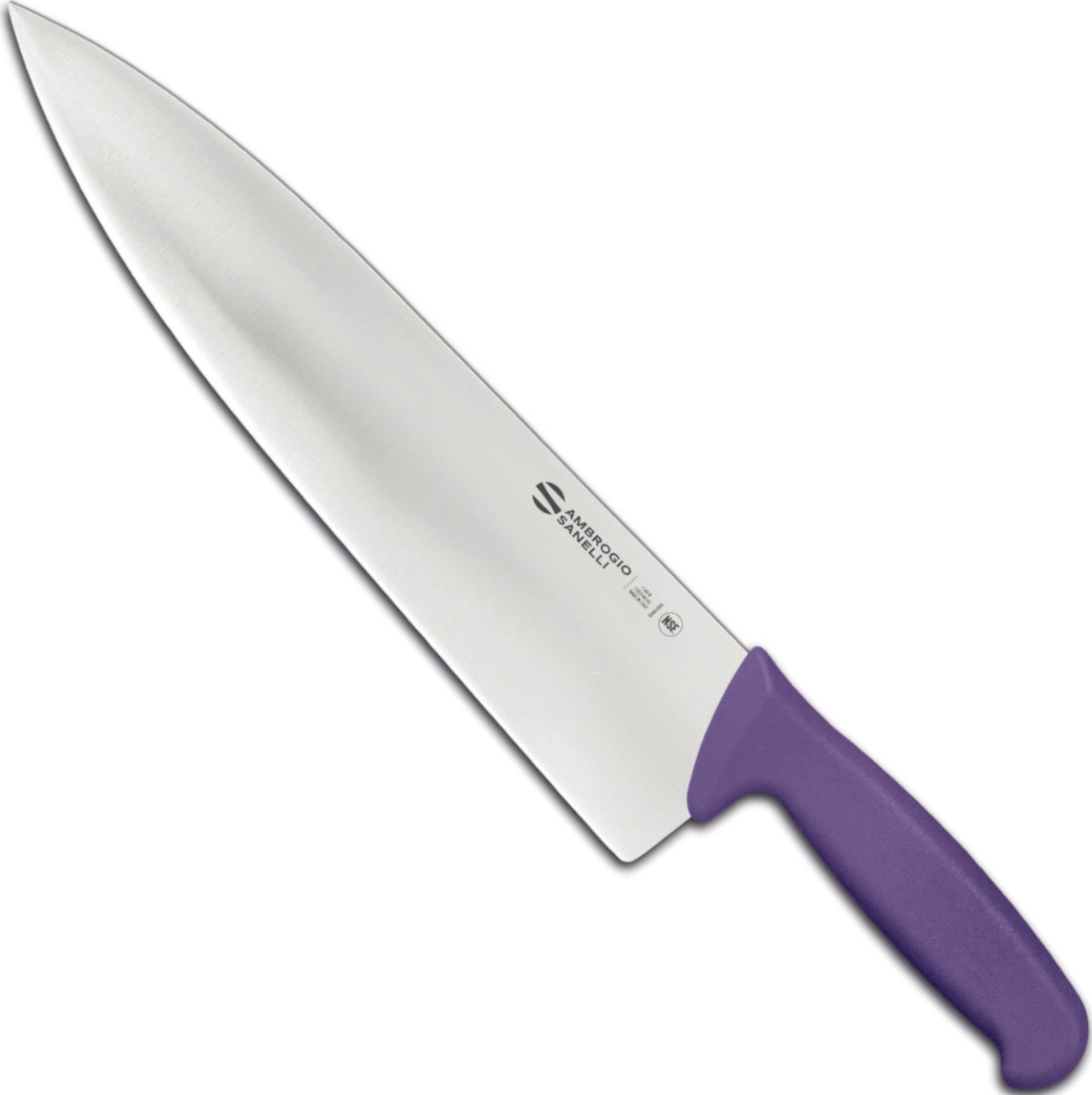 Ambrogio Sanelli Nóż rzeźniczy do mięsa SUPRA COLORE HACCP 300/450 mm - fioletowy Nóż rzeźniczy do mięsa SUPRA COLORE HACCP 300/450 mm - fioletowy