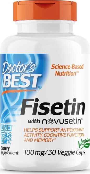DOCTORS BEST Doctor's Best - Fisetin + Novusetin, 100mg, 30 vkaps