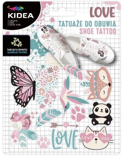 TATUAZ DO OBUWIA SWIEC W CIEMN LOVE 140X175 KIDE