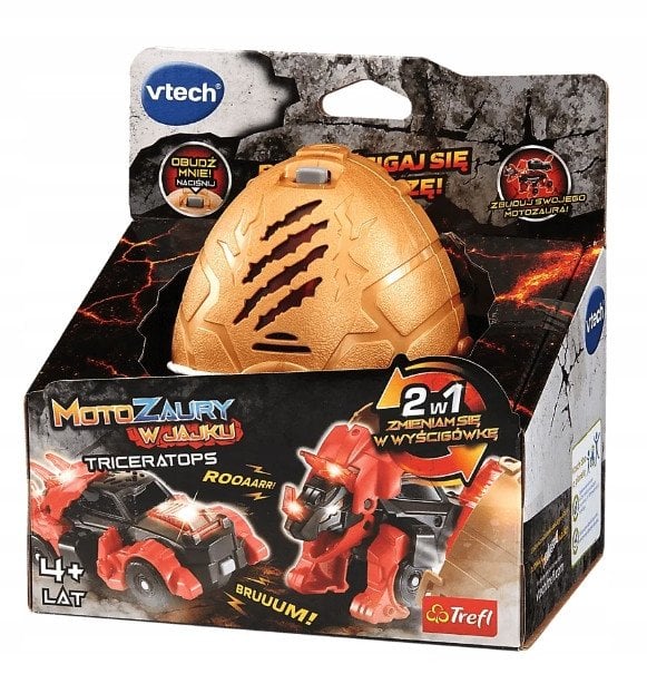 V-TECH Motozaury Triceratops w jajku 62058