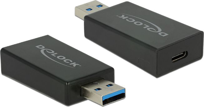 Adapter USB Delock USB-C - USB Czarny (65689)