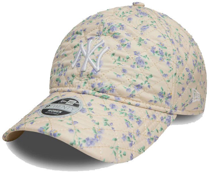 Czapka z daszkiem NEW ERA NYY Womens Floral Cream 9TWENTY kremowa