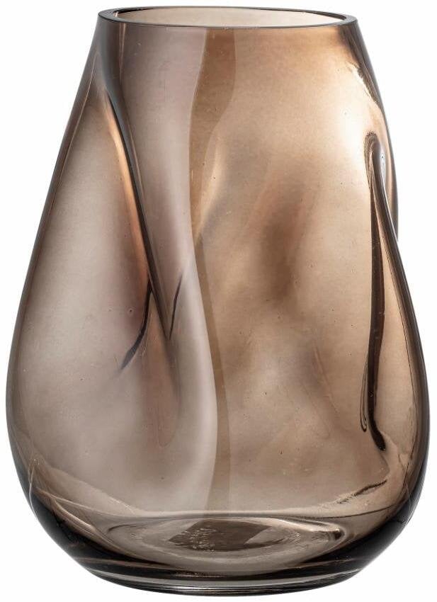 Bloomingville Ingolf Vase, Brązowy, Szkło