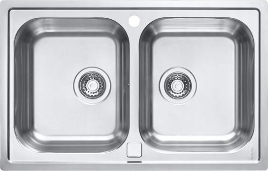 Zlewozmywak Alveus Alveus LINE MAXIM 90 SAT FS 790x500 2K POP-UP zlew wpuszczany z syfonem pop up