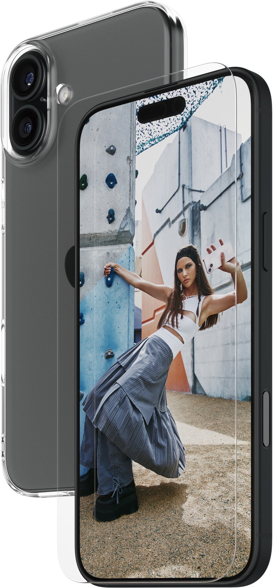 PanzerGlass MOBILE SCREEN PROTECTOR 2IN1/IPHONE 16PLUS CLEA