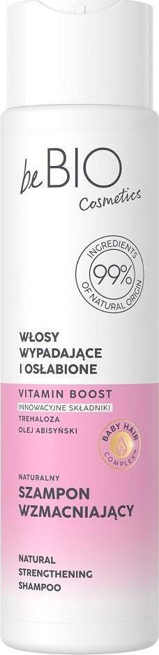 BeBio Baby Hair Complex naturalny szampon wzmacniający do włosów wypadających i osłabionych 300ml