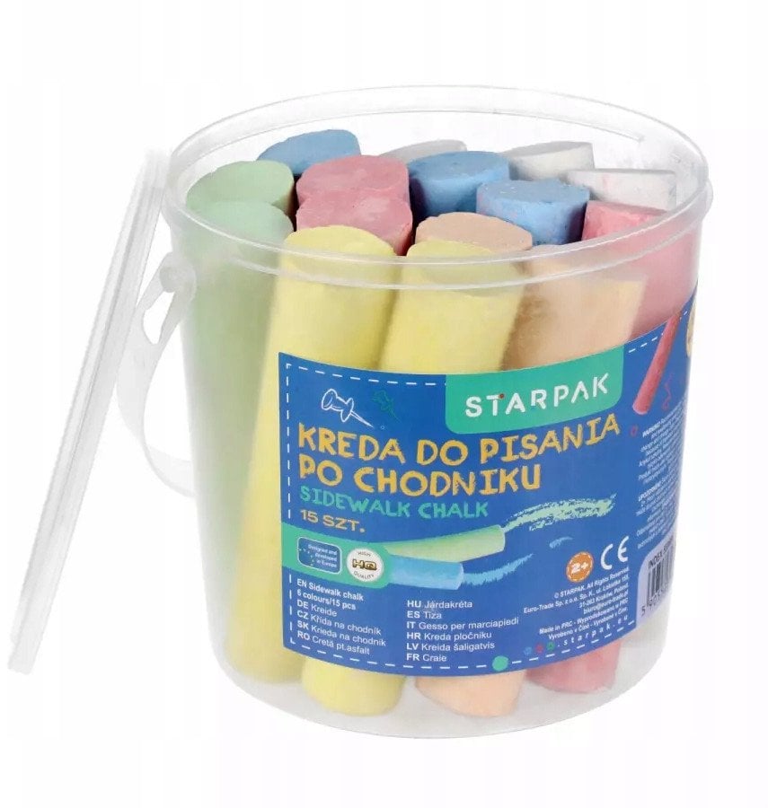 KREDA CHODNIKOWA 6KOL WIAD 15SZT STK PUD 1/24