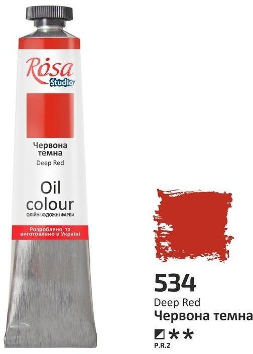 Farba olejna deep red 534 45ml