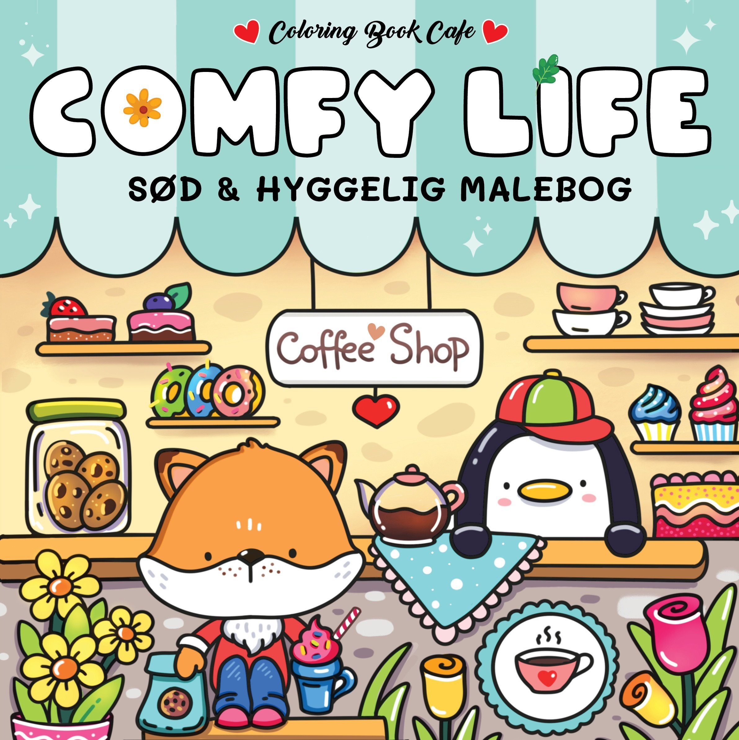 Malebog: Comfy Life - Cozy Coloring | Coloring Book Cafe