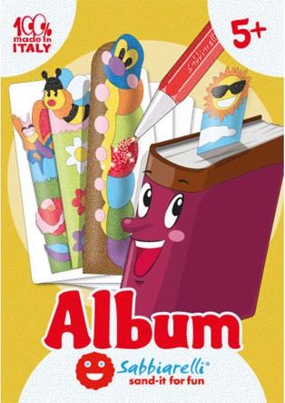 Album do kolorowania piaskiem Zakładki do książki 5l SABBIARELLI