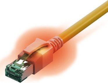 SACON Kabel saCon S/FTP kat. 6A (klasa EA), LSOH, żółty, 5 m