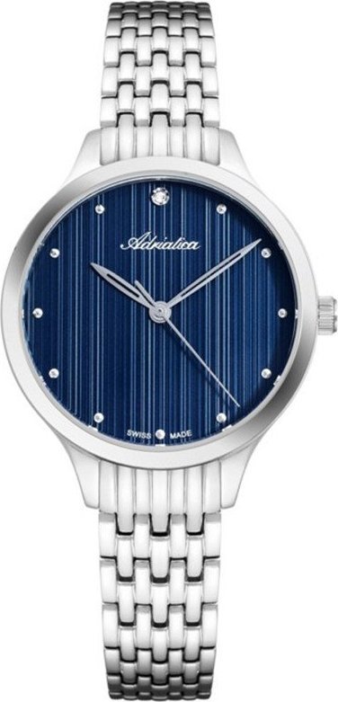 Zegarek Adriatica Zegarek damski Adriatica A3768.5145Q CYRKONIE srebrny