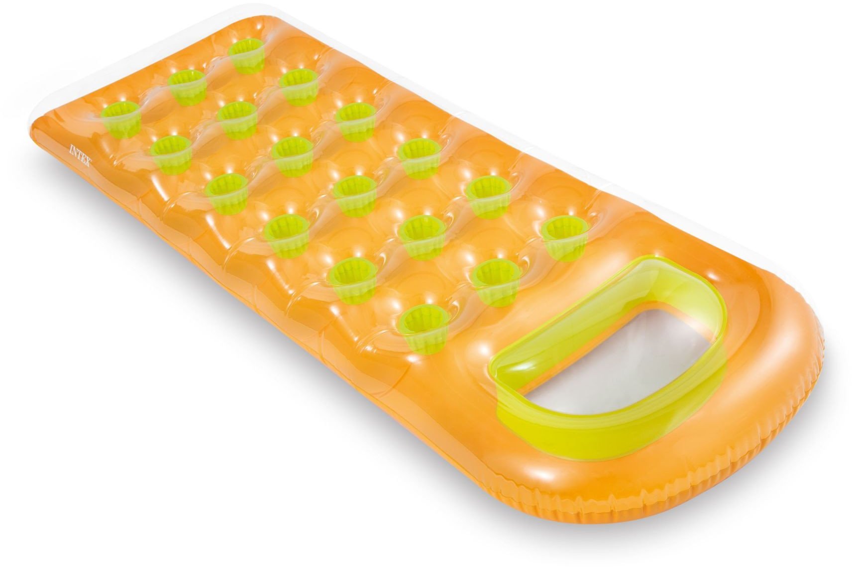 Materac plażowy dmuchany pomarańczowy 188x71 INTEX 59895