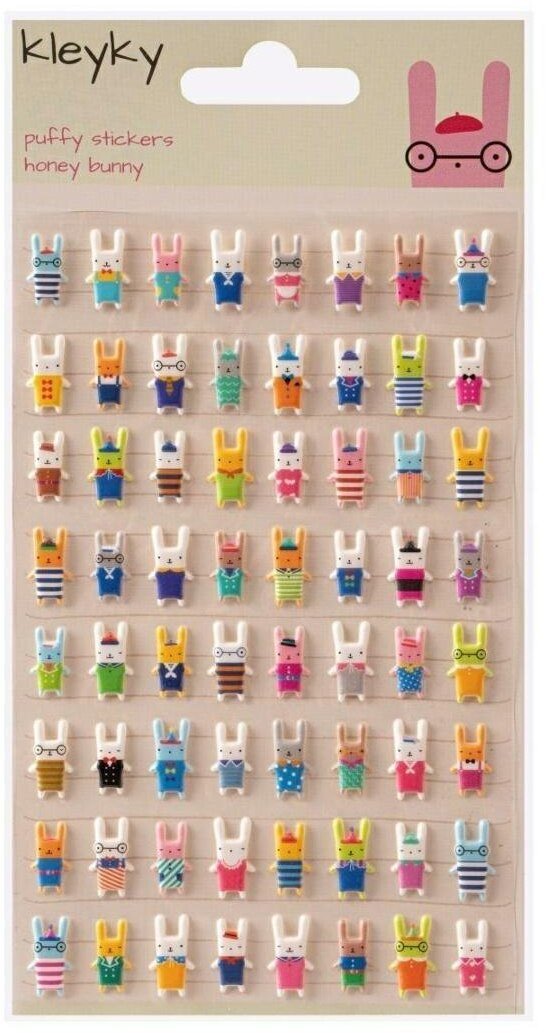 Naklejki wypukłe Króliczki