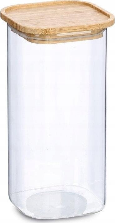 Zeller Słoik z pokrywką bambusa, 1600 ml, 11 x 11 x 22 cm