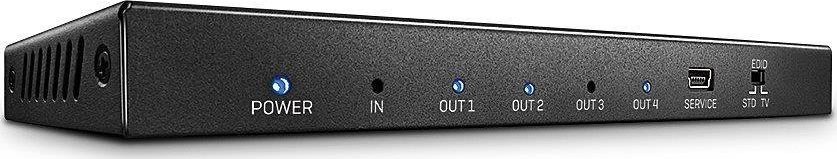 Lindy Splitter HDMI 2.0 LINDY 4 Port 18G czarny