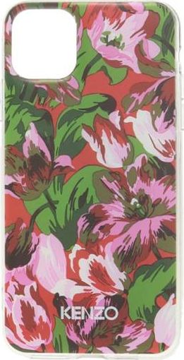 Kenzo KENZO ORYGINALNE ETUI FA5COKIXIVSR IPHONE 11 PRO KWIATY RÓŻOWO-CZERWONE standard