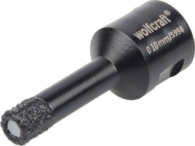 Wolfcraft Otwornica diamentowa do płytek 10 mm Wolfcraft Ceramic/M14, super szybka