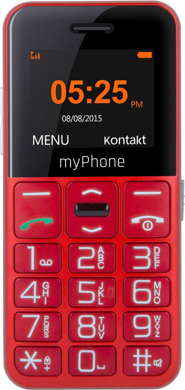 Telefon komórkowy myPhone Halo Easy Czerwony