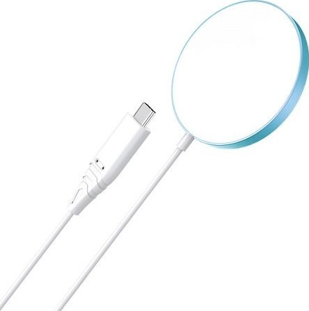 Ładowarka Choetech Belaidis įkroviklis CHOETECH, 15W, magnetinis, mėlynas