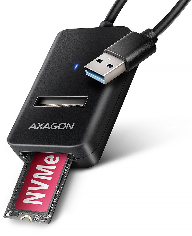 ADM2-AM Adapter USB3.2 Gen 2 M.2 NVMe/SATA SSD 10Gbps 10cm USB-A cable
