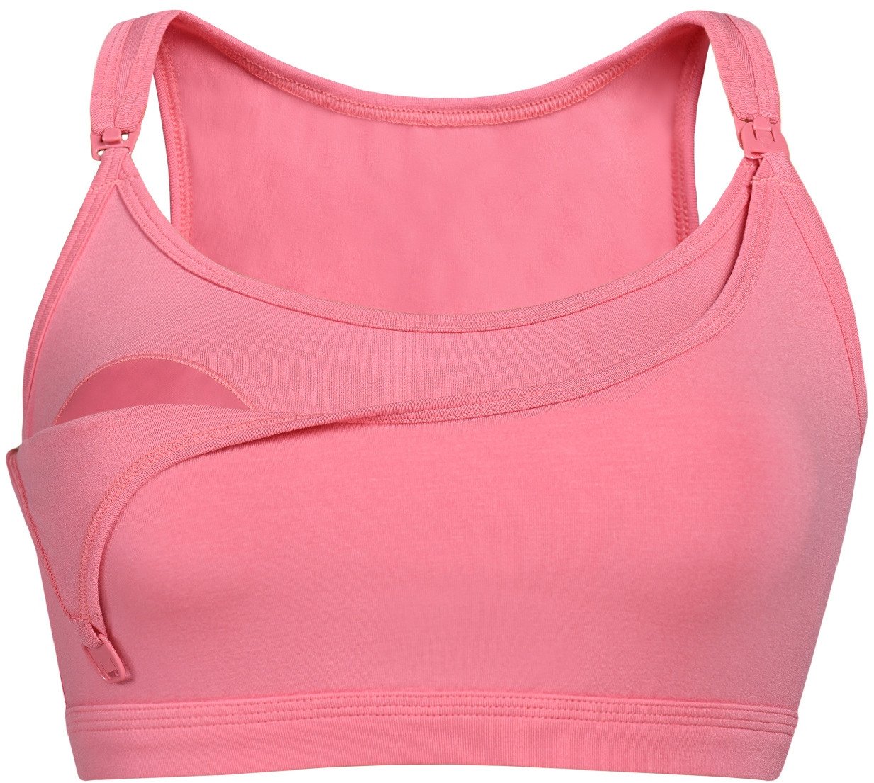 Top damski do karmienia w kolorze koralowym Koral M