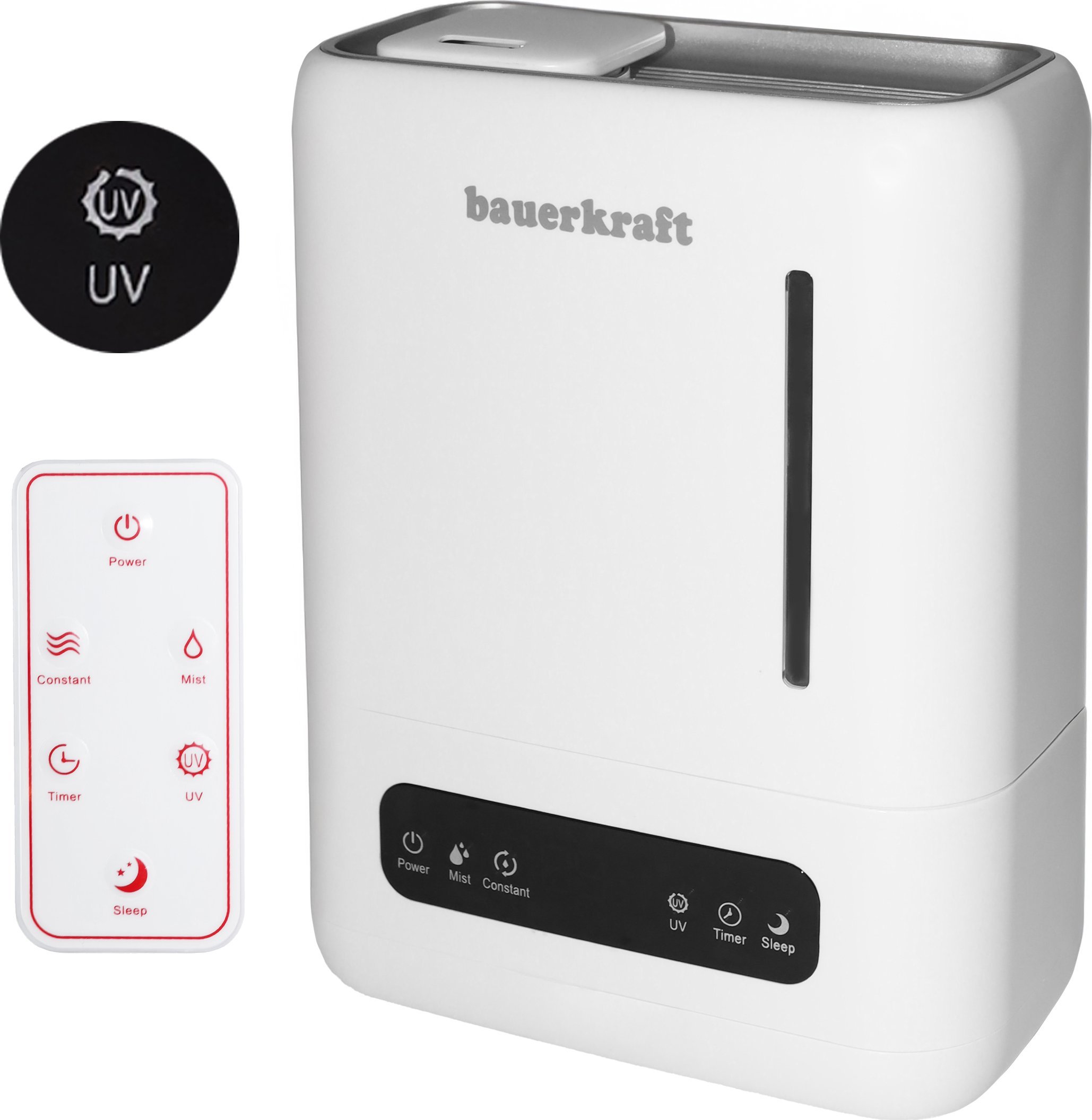 Nawilżacz powietrza filtr UV aromaterapia pilot timer Bauerkraft