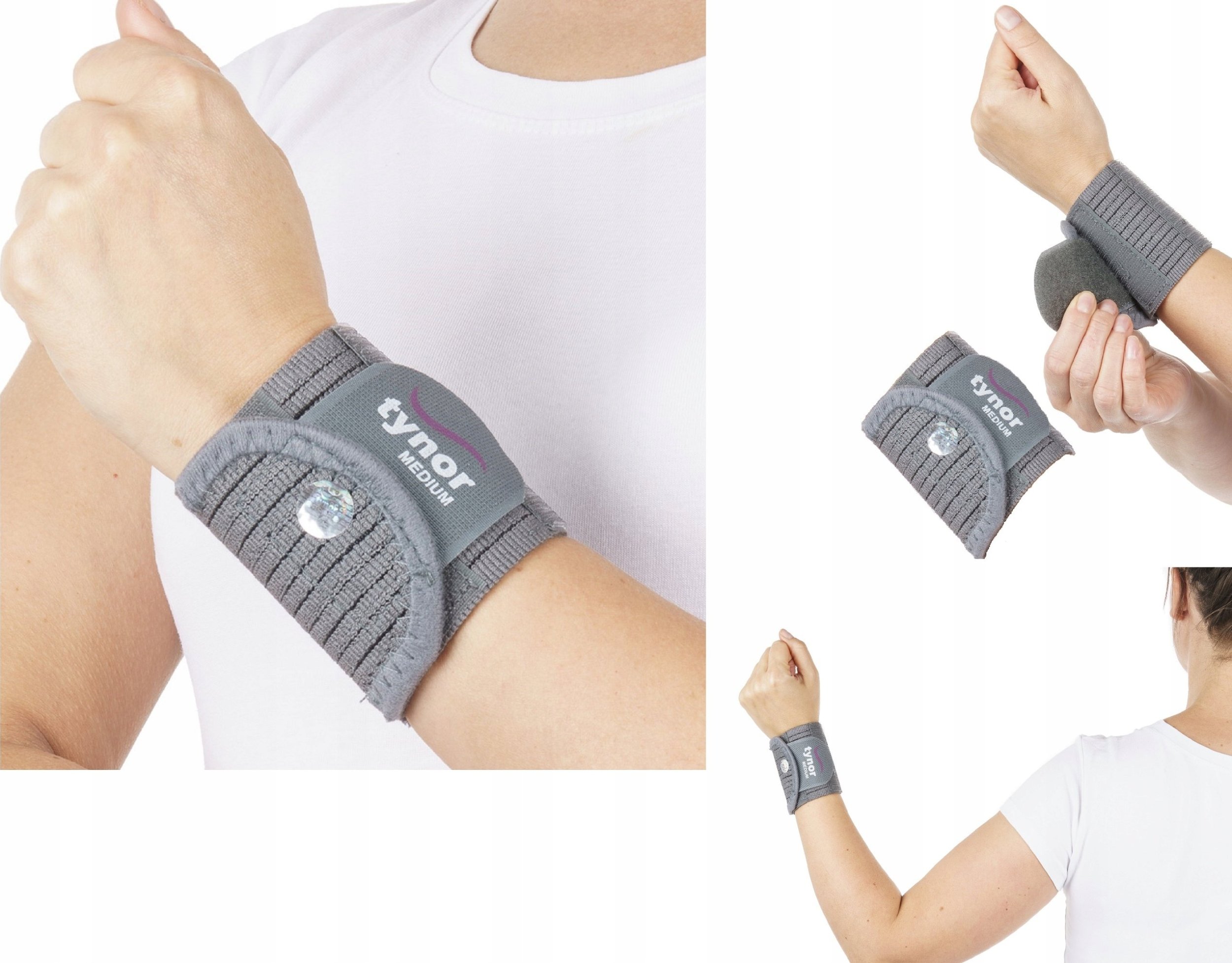 TYNOR ŚCIĄGACZ OPASKA STABILIZATOR NA NADGARSTEK RĘKĘ