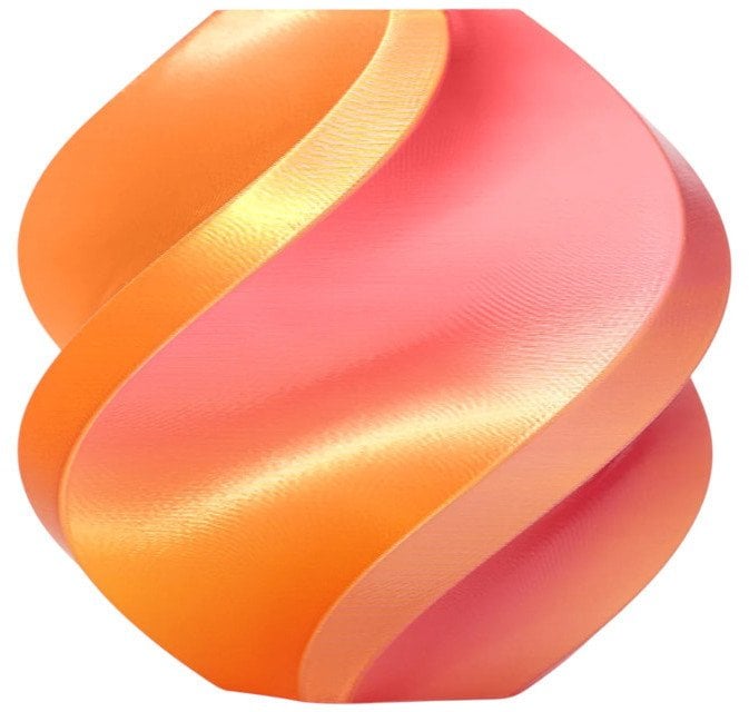 Filament Bambu Lab PLA Silk Dual Color 1,75mm 1kg - w zestawie z wielorazową szpulą - Gilded Rose}